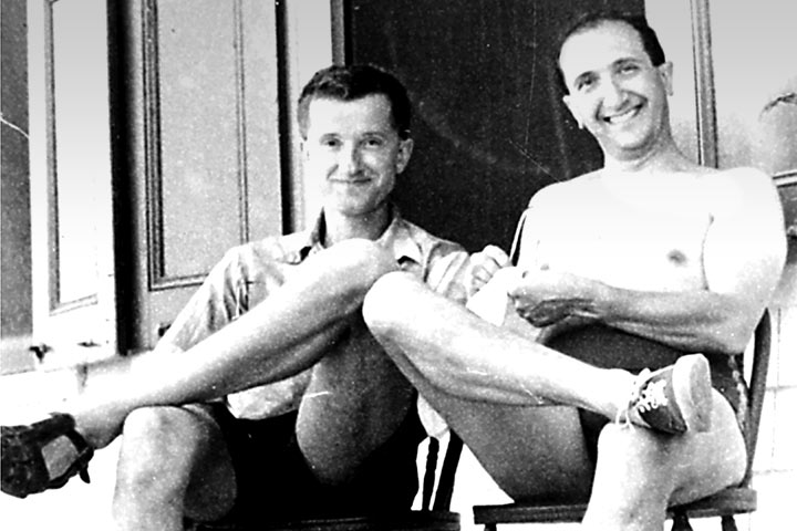 Max Delbruck and Salvador Luria