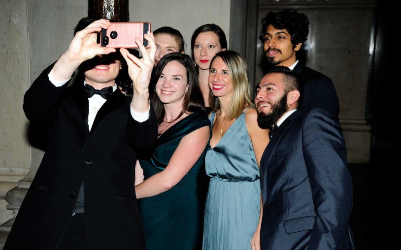 A group of graduate students from the Watson School of Biological Sciences.