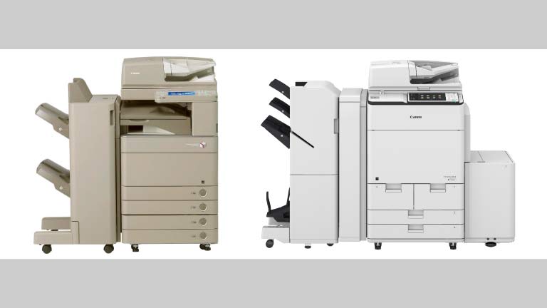 photo of 2 office printers