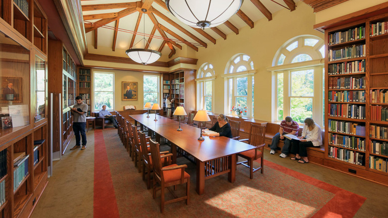 photo of the CSHL Library meeting room