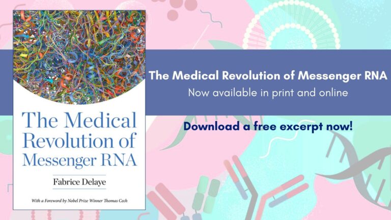image of the medical revolution of messenger RNA book cover