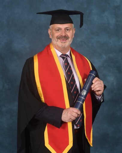 photo of John Moses Honorary Fellowship from Wrexham University