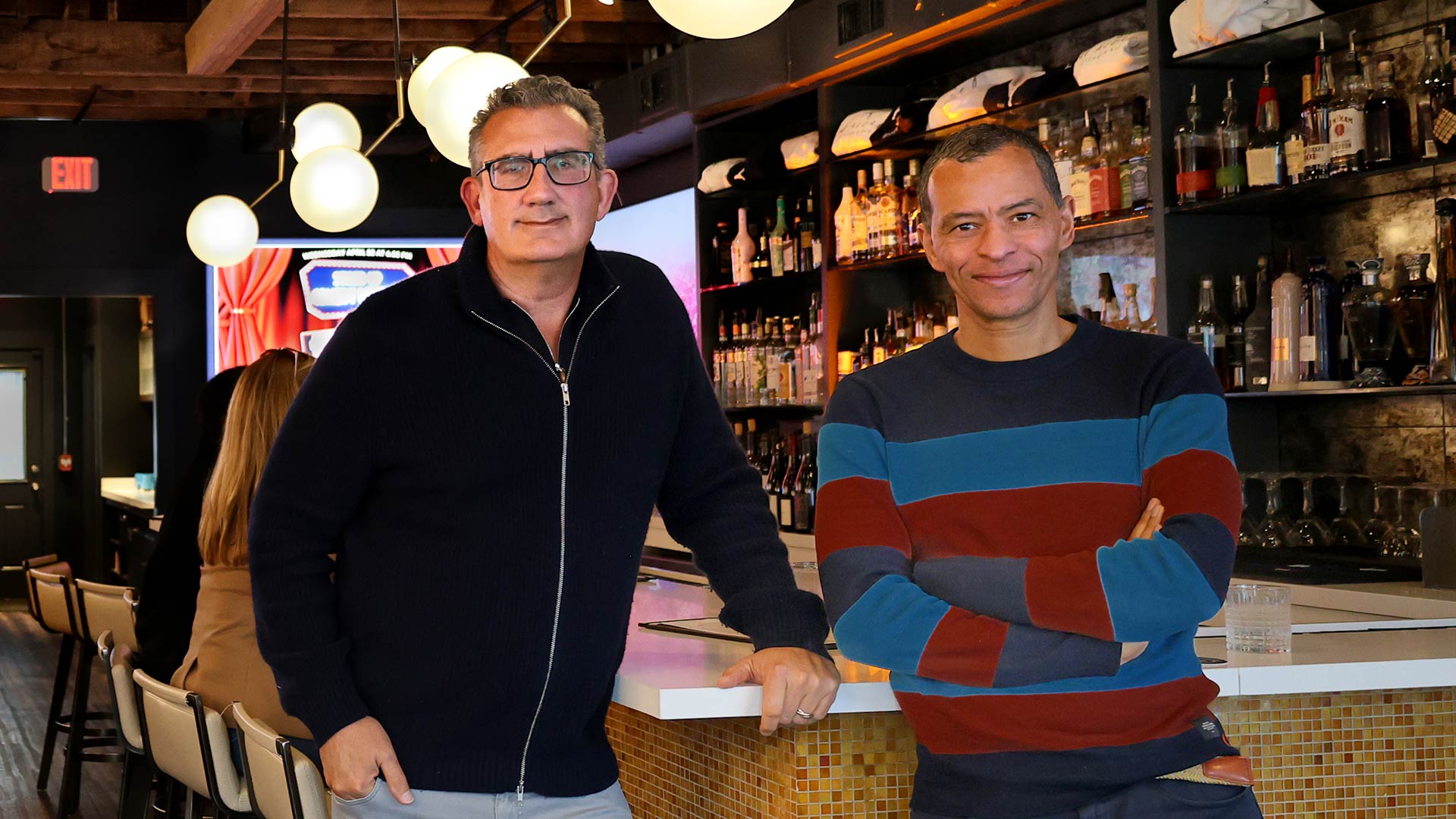 photo of Tom Milana and Lloyd Trotman