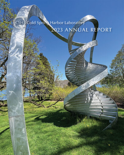 image of the 2023 CSHL Annual Report cover