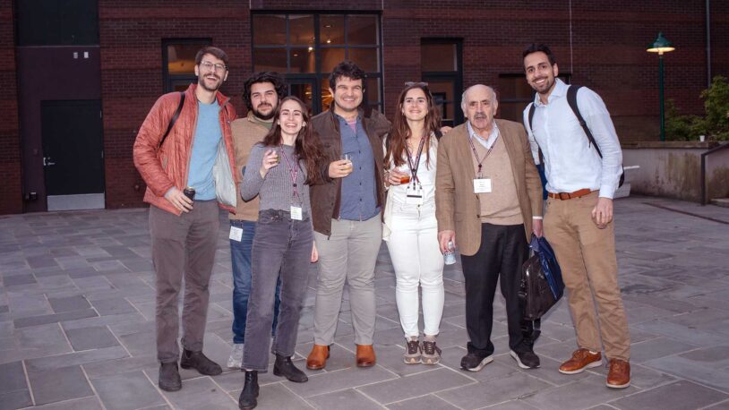 image of Cancer Genetics meeting participants outside Grace Auditorium