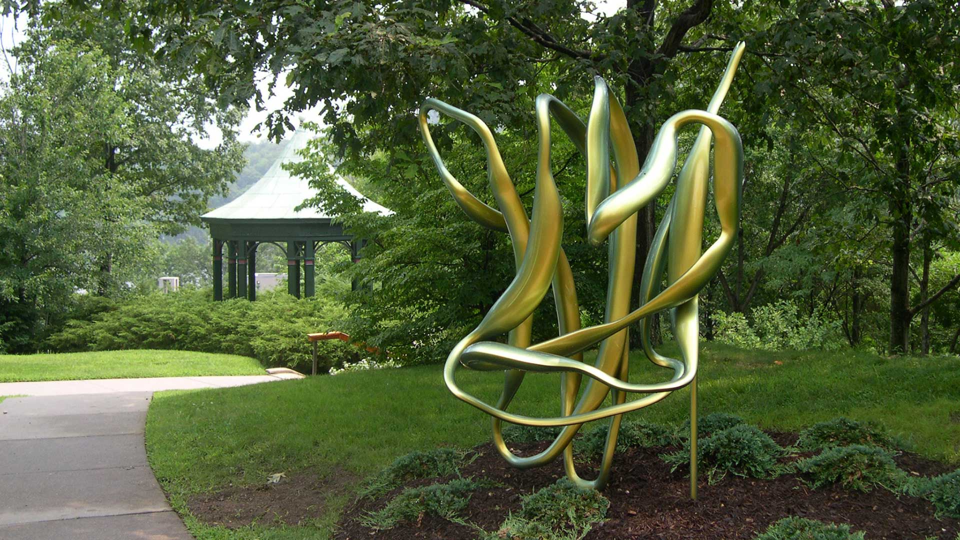 image of the B-lymphocyte protein from the Waltz of the Polypeptides sculpture