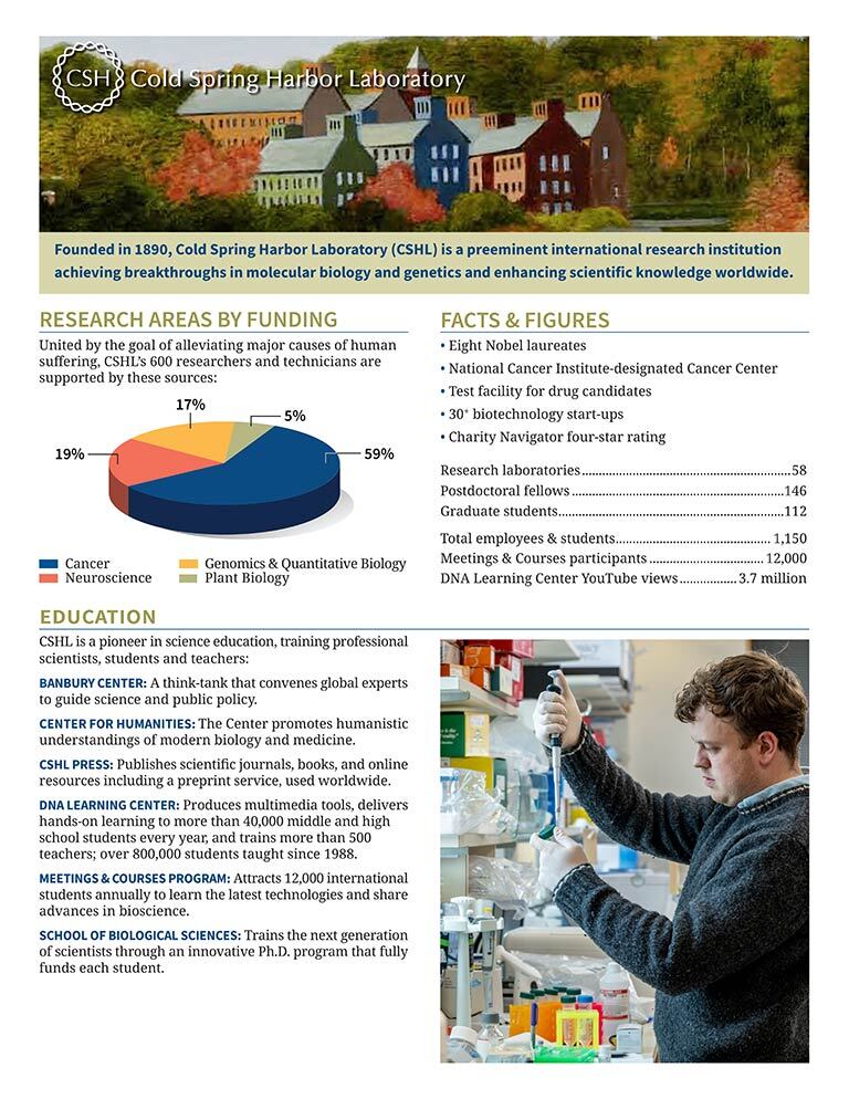 image of 2024 CSHL fact sheet cover